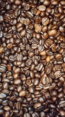 Obraz premium roasted coffee beans background