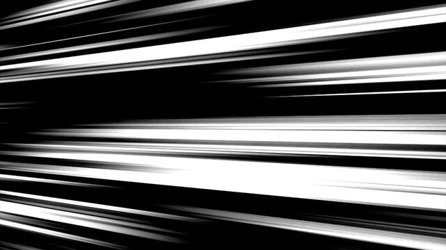 Anime Speed Lines Animation, Comic Motion Background, Dynamic Action Speed Effect