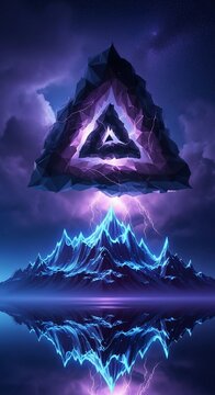 Ethereal Peak Ascends: Cosmic Triangle Emerges
