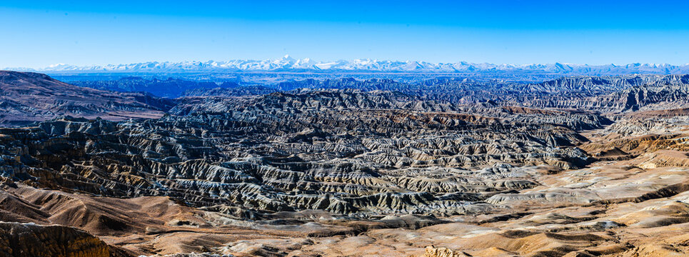Solitude and Splendor: The Spectacular Zanda Earth Forest Framed by Mount Kamet