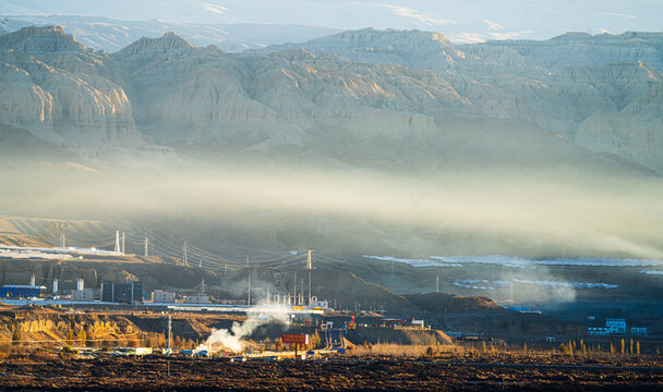 Solitude and Splendor: The Spectacular Zanda Earth Forest Framed by Mount Kamet