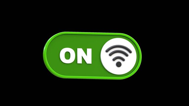 Hotspot Wifi On Off Toggle Switch