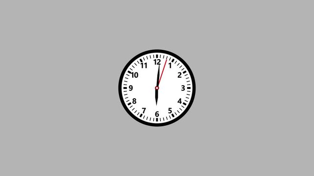 abstract beautiful wall clock animation background, digital analog clock animated.video..