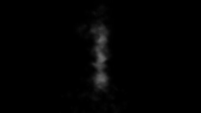 Realistic&nbsp;animated soft rising smoke cloud