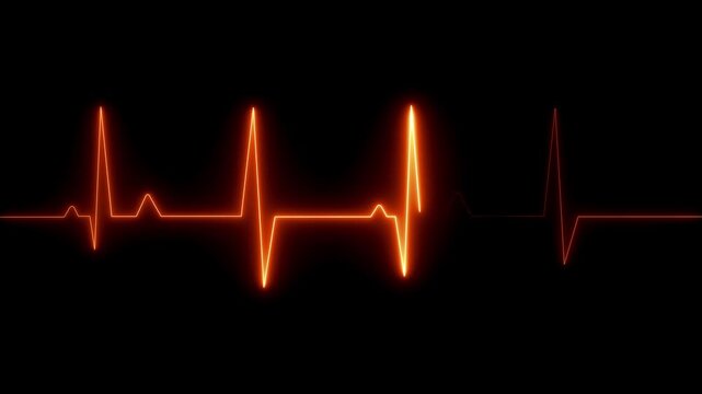 Heart beat on ecg. Black heartbeat line icon. vector illustration. Pulse trace. EKG and Cardio symbol. Healthy and Medical concept.