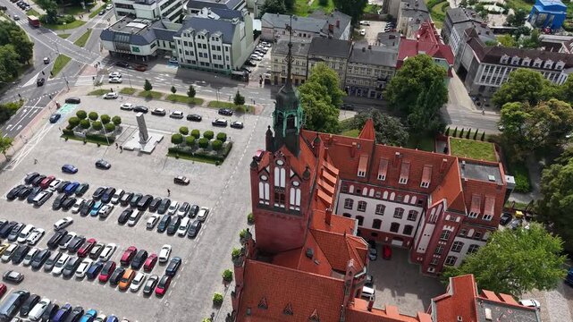 view from the top of the castle