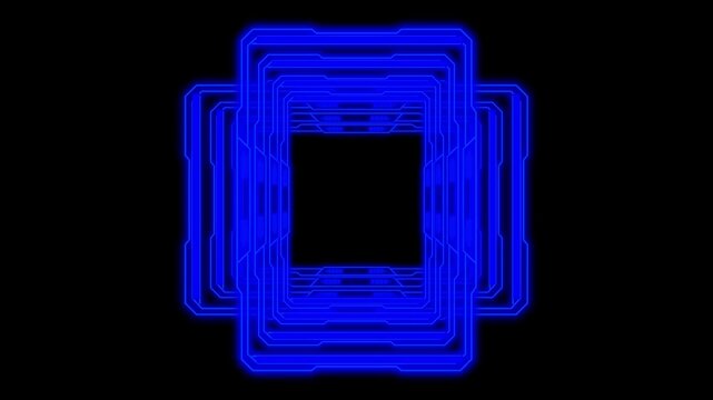 Solid Black Background Transition Loop