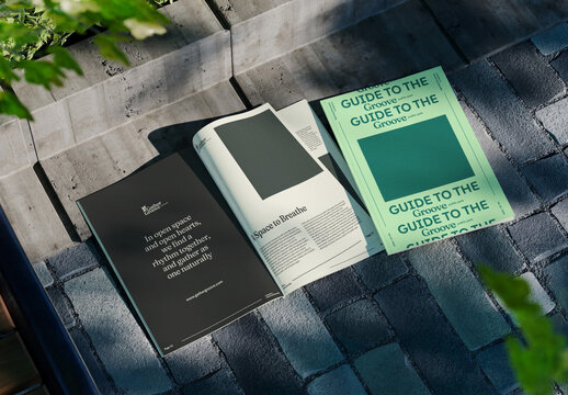 Outdoor Magazine Mockup