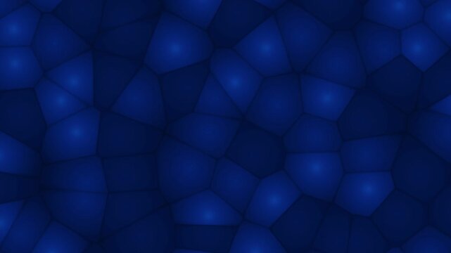 Abstract Dark Blue Mosaic Geometric Cellular Background