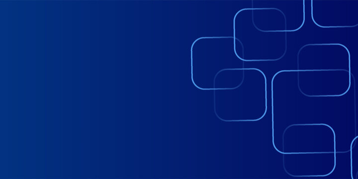 Abstract Blue Background with Geometric Square Line Patterns vector ilustration