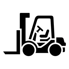 Naklejka premium Forklift Icon
