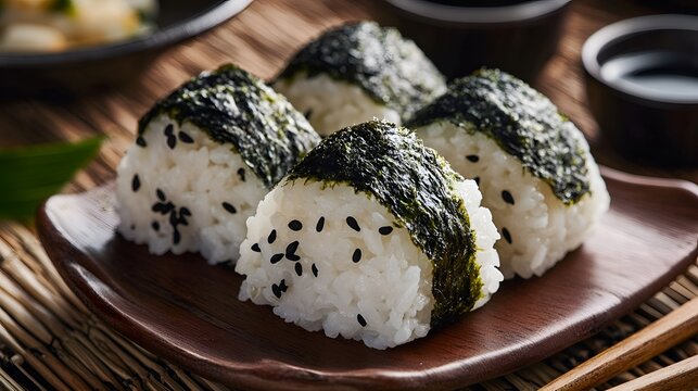 sushi on a plate