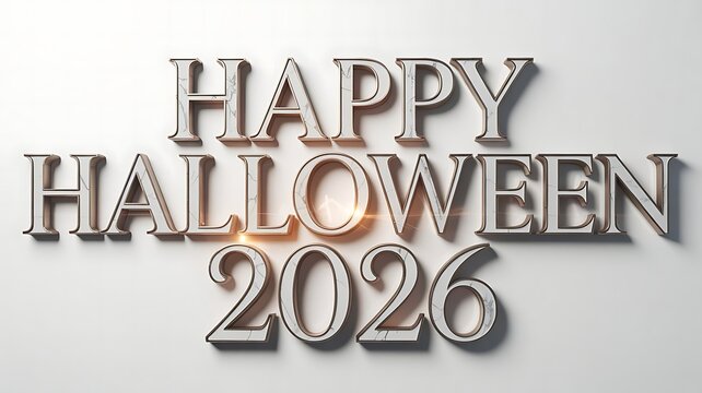 Elegant Halloween Greeting Card Design For Year 2026 Celebration