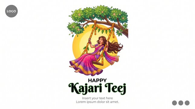 Kajari Teej, celebrated primarily in North India, is a traditional Hindu festival that falls on the third day of the Krishna Paksha in the month of Bhadrapada.