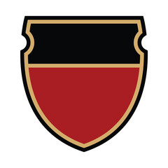 Fototapeta premium Classic Heraldic Shield Badge Vector with Vintage Coat of Arms Design