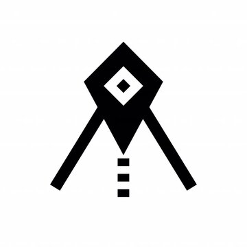 End Point animation icon for social media, presentations, videos, websites. Alpha Channel
