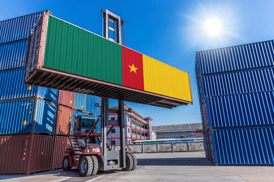 Products shipping cargo goods with Cameroon flag for import export business from Cameroon Country