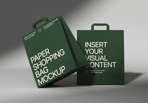Retail Paper Bag Mockup