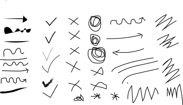 hand drawn arrows