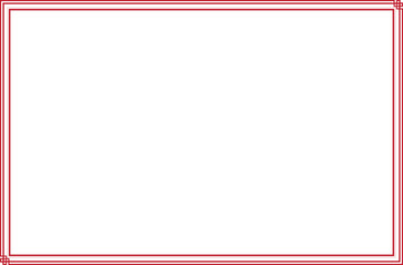Obraz premium Chinese New Year Traditional Red Line Frame Background. 16