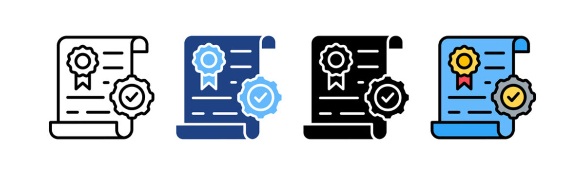 Process Standardization multiple icon