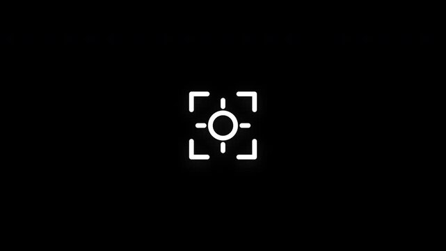 Premium analytics report line icon animation with smooth reveal and seamless loop. Ideal for business intelligence, reporting, insights, and data analysis projects.