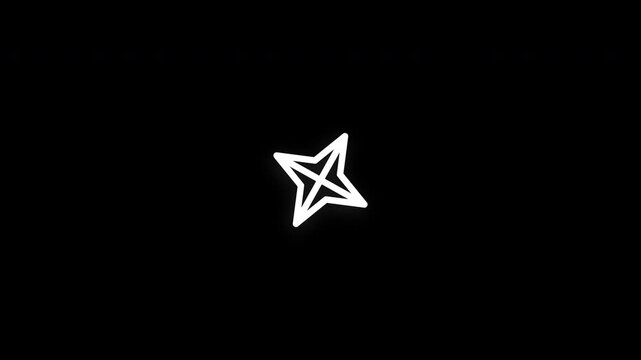 Premium strategic planning line icon animation with smooth reveal and seamless loop. Ideal for business growth, leadership, management, and corporate strategy projects.