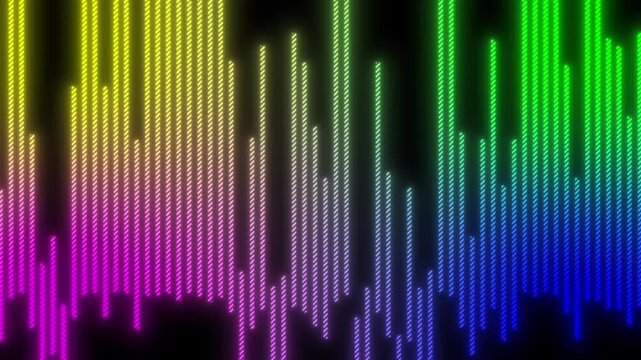 abstract colorful rainbow dancing line technology background