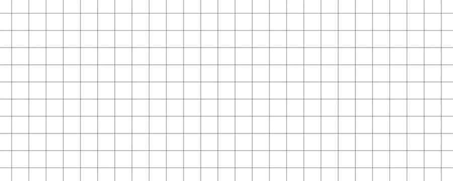 Grid paper wireframe pattern textured background. Used for notes graph documents business and education. Graph, drafting paper regular square lines grid, mesh pattern. vector