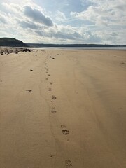 Footsteps in the sand © Marie