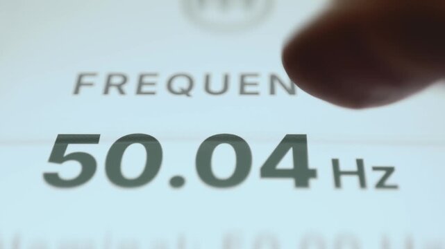 Grid Frequency Reading of 50.03 Hz Against 50 Hz Nominal