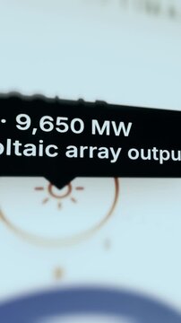 Solar Generation Near 9,650 MW with Sun Icon on Light Dashboard