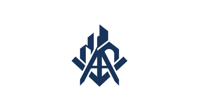 Logo Design Letter A Monogram.