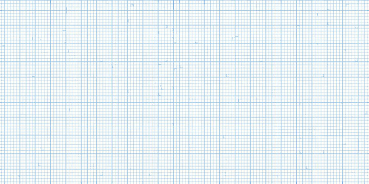 Blue graph paper pattern with a repeating grid of squares
