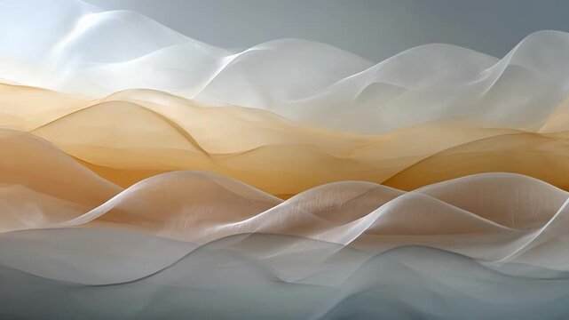 Captivating fabric waves in motion: a visual symphony of light and color