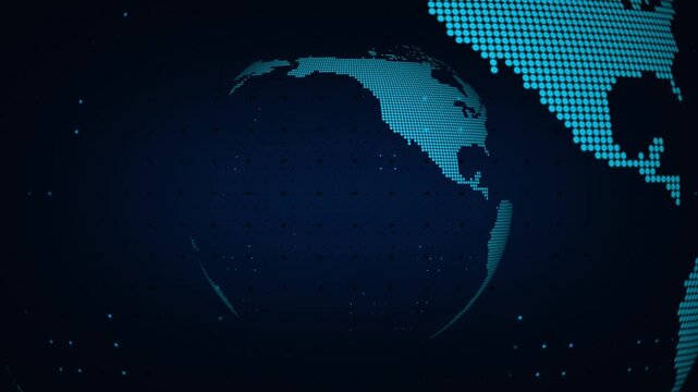 Digital globe vectors rotate cleanly to map out international data traffic. Intercontinental logistics companies can showcase shipping routes via this globe grid. Globe matrices turn slow.