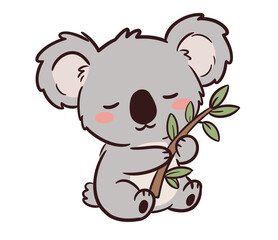 A sleeping koala © Beau