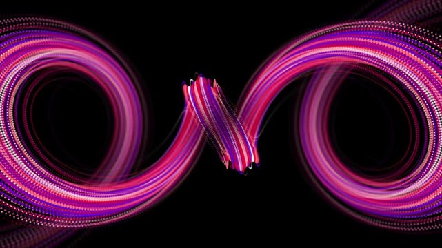 colourful abstract glowing circular dots forming light trial pattern modern design geometrical background