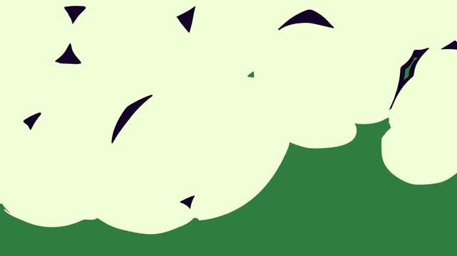 Flower on black clouds tree leaves photo of man in suit bunch flowers drawing isolated on green screen background
