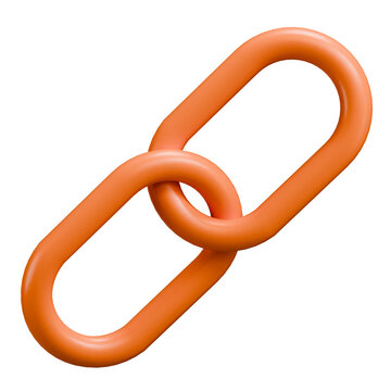 3D Orange link to share photo image and video