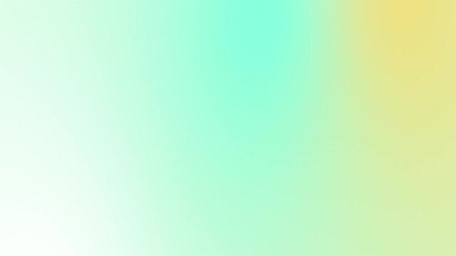 Smooth Flowing Gradient Background Animation with Soft Blues, Yellows, and Greens, Perfect for modern backgrounds, presentations, or calming visual effects, offering a smooth and elegant visual exper