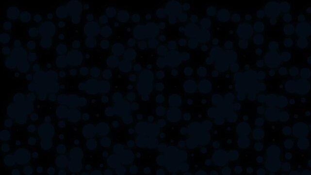 Dark minimalist pattern featuring repeating circular shapes arranged in a subtle and symmetrical geometric layout