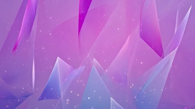 Dynamic abstract colorful geometric animation with glowing shapes and patterns