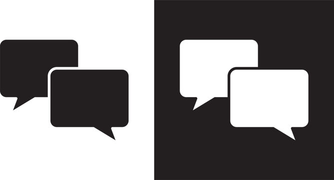 Talk bubble speech icon