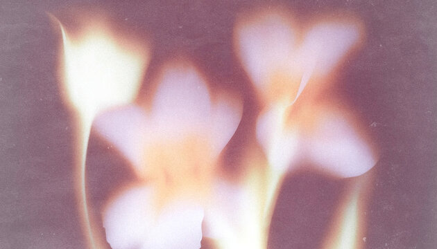 Dreamy Abstract Gradient Background with Glowing Light, Grainy Paper Texture and Y2K Retro Aesthetic