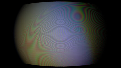 Glitch effect screen overlay, retro crt display noise, moire pattern visual distortion, old tv monitor scanlines background © Adrenaloby
