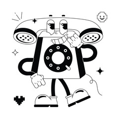 Controller Retro Vector Illustration Eps 10 File © Optima GFX