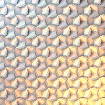 3D background with a pattern of faceted elements that create a sense of depth and a complex texture