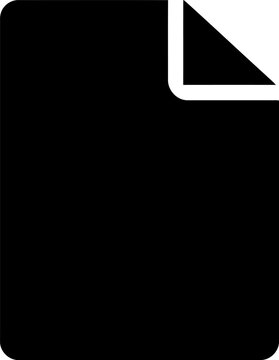 Blank document icon
