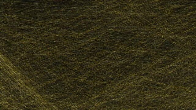Golden intersecting light threads forming intricate patterns across a deep dark void for modern visual projects